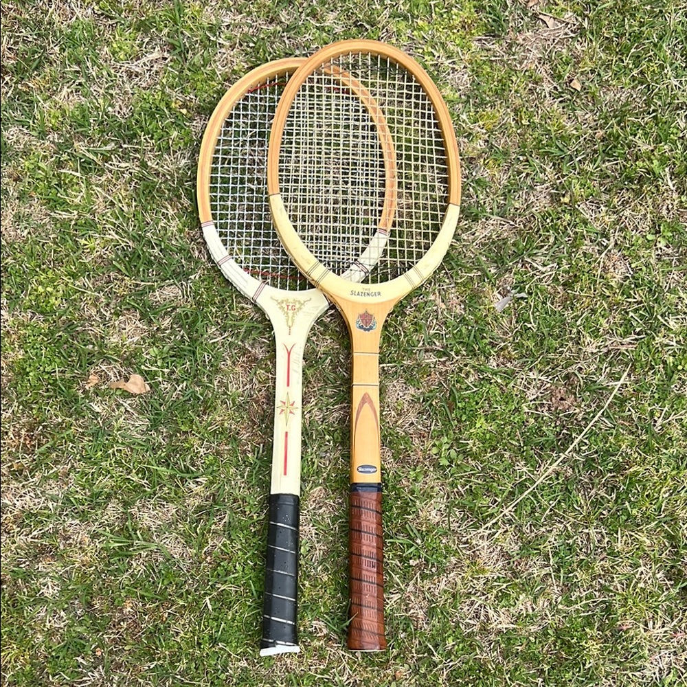 Vintage Wooden Tennis Rackets